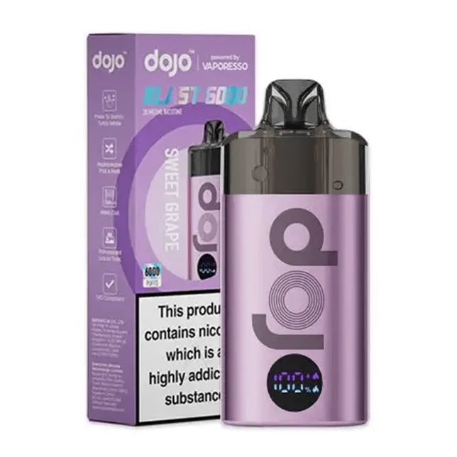 Sweet Grape Dojo Blast 6000 Disposable Vape by Vaporesso 20mg